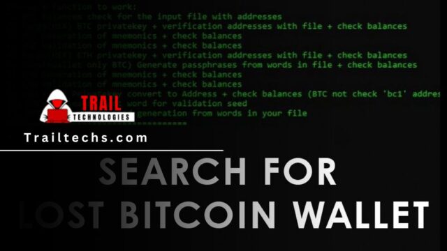 How to search and cashout lost or forgotten crypto wallets